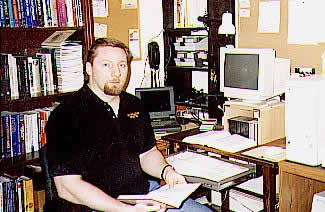 Curt Manwaring, at the office